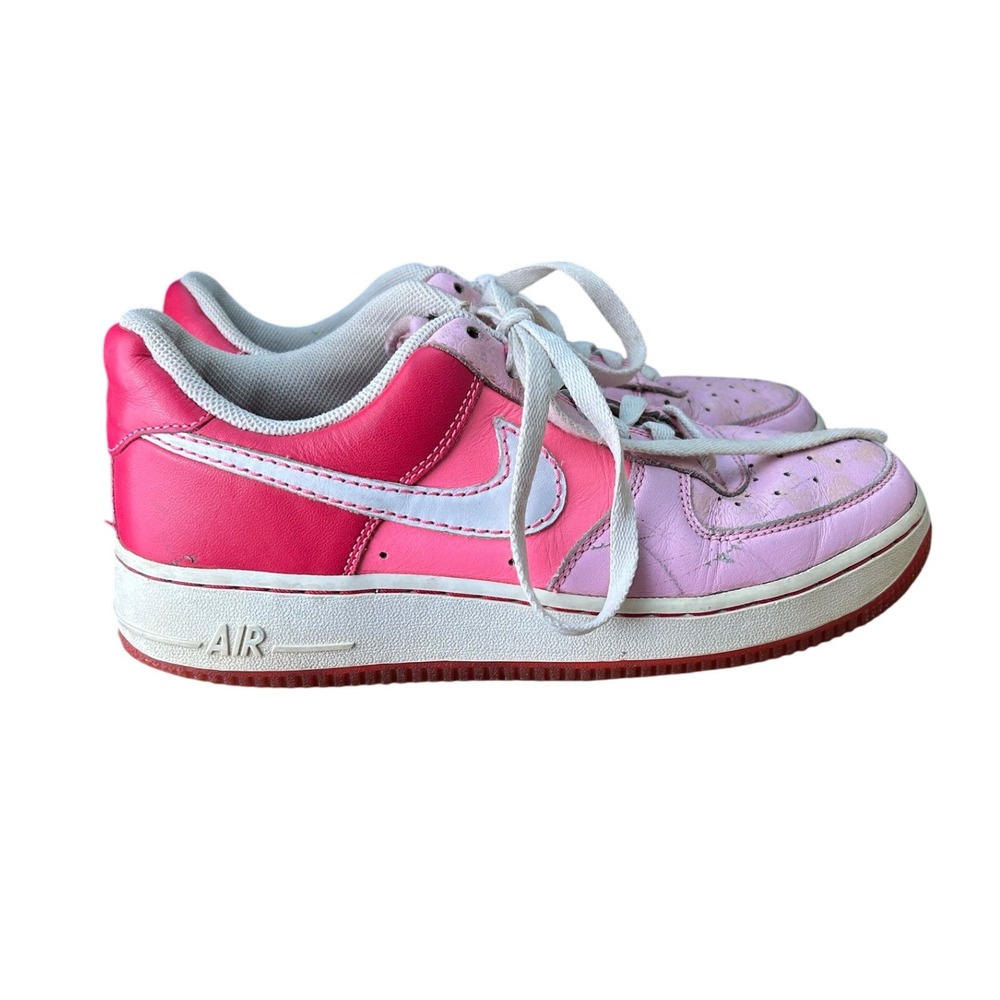 Nike Air Force 1 Low Pink Red White Sneakers Shoes‎